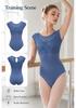 Professional Solid Color Sleeveless Ballet Leotard for Adults