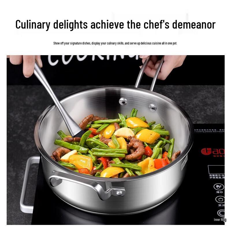 Berneris Edelstahl 3-teiliges Kochgeschirr-Set