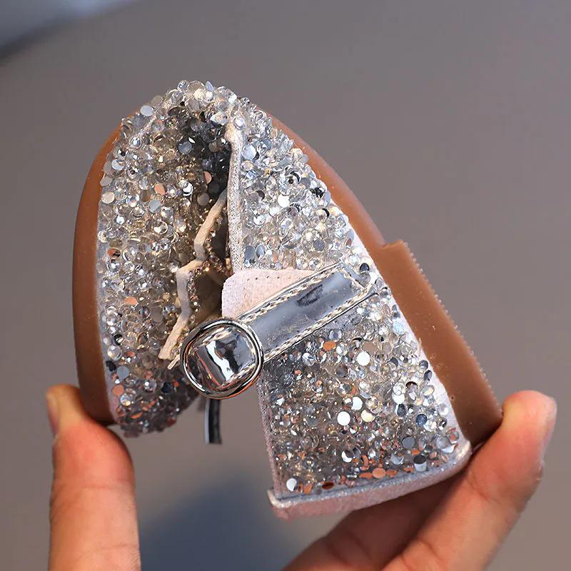 Mädchen Lederschuhe Prinzessin Schuhe Kinder Schleife Einzelne Schuhe Weiche Sohlen Rutschfeste Performance Schuhe