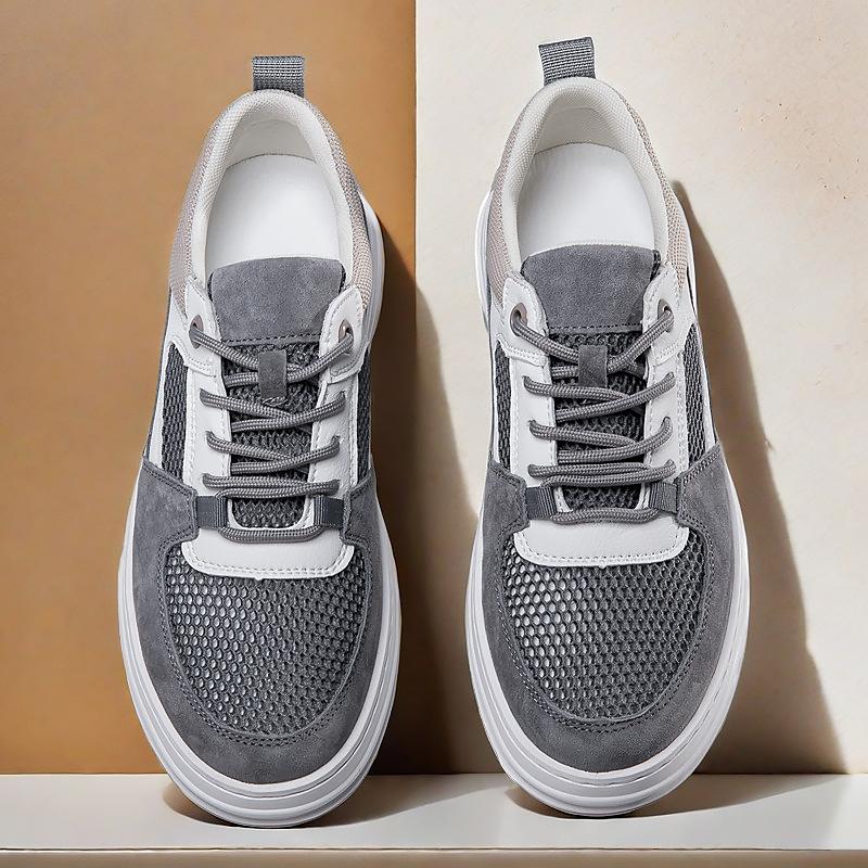 Breathable Men's Summer Shoes New Hollow Casual Mesh Shoes Versatile Soft Sole Sports Sneakers Trendy Tenis Masculino Trainers