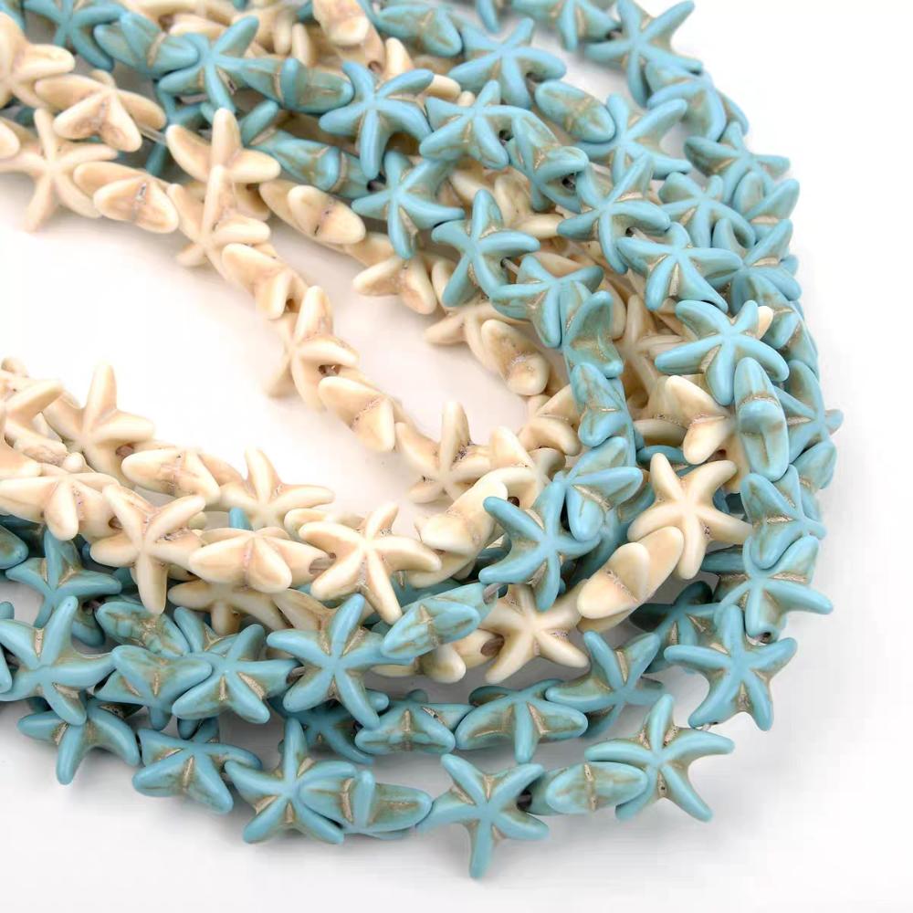 Waterproof Sea Loose Spacer Stone Beads Handmade Craft DIY Anklet Accessory  Necklace