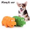 Latex Pig Sound Dog Toy Animal Green Orange Pig Pet Squeak Toy