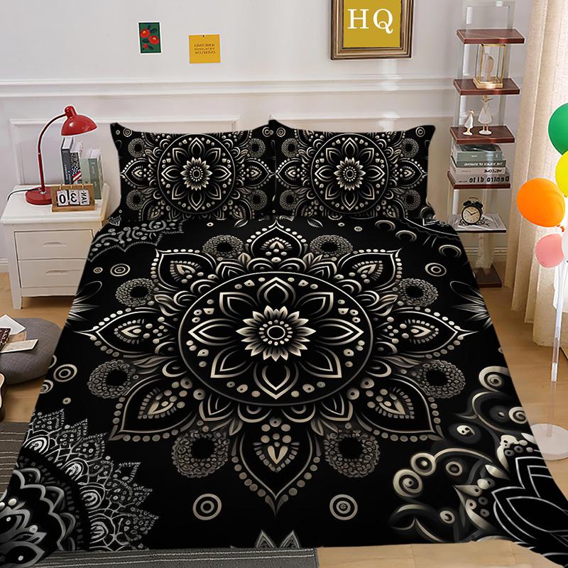 Kemila Black Camel Bettwäsche Dream 3D-Bettbezug und Kissenbezug, Doppelbett-Set, Digitaldruck-Bettwäsche