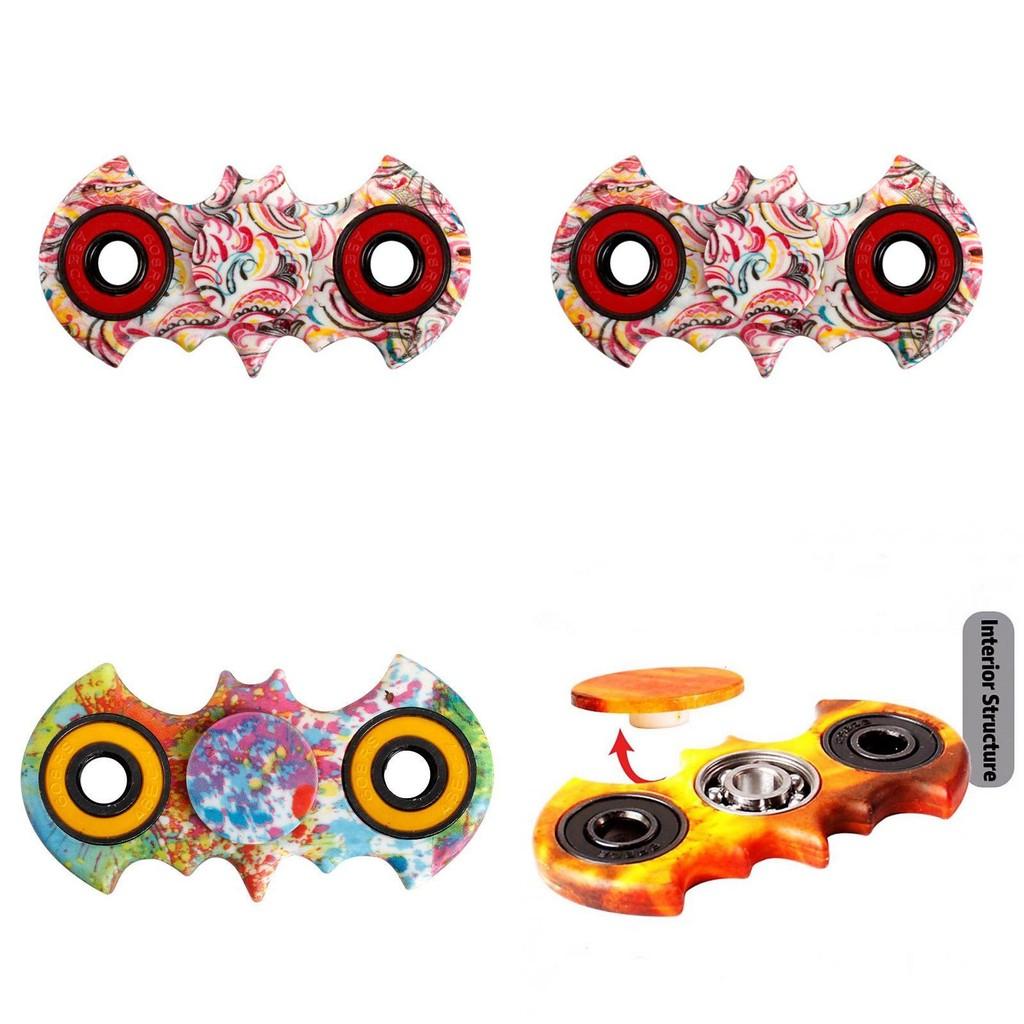 Batman Fingertip Gyro Stress Reliever Abs Stainless Steel Material Yellow Red Green Light Blue Black