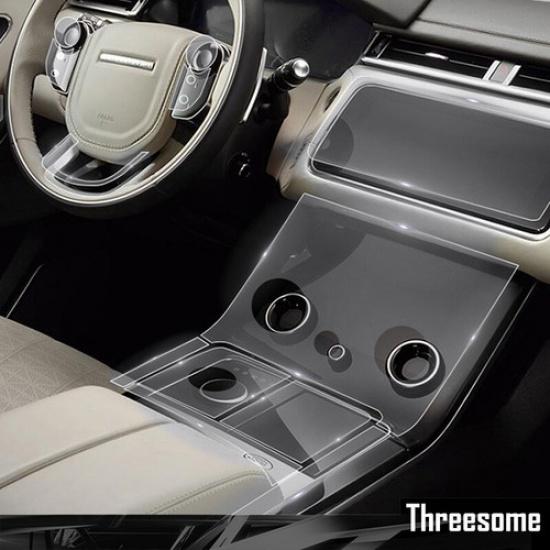 Для Range Rover Velar 2017-19 Автомобильная прозрачная защитная накладка на центральную консоль