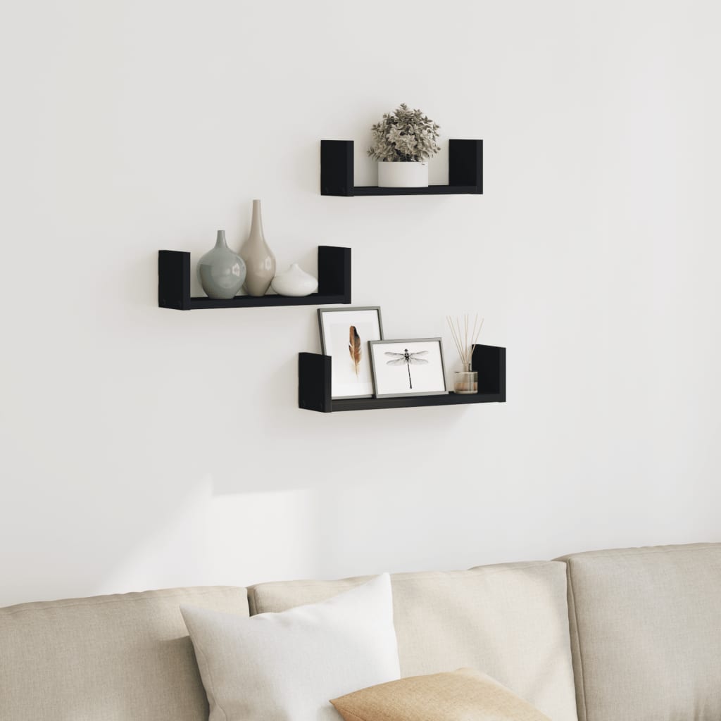 3 Wandregale für den Flur, dekorative Regale für das Wohnzimmer, Wandregale für das Badezimmer, vielseitige Ausstellungsregale, 40 x 10 x 10,5 cm