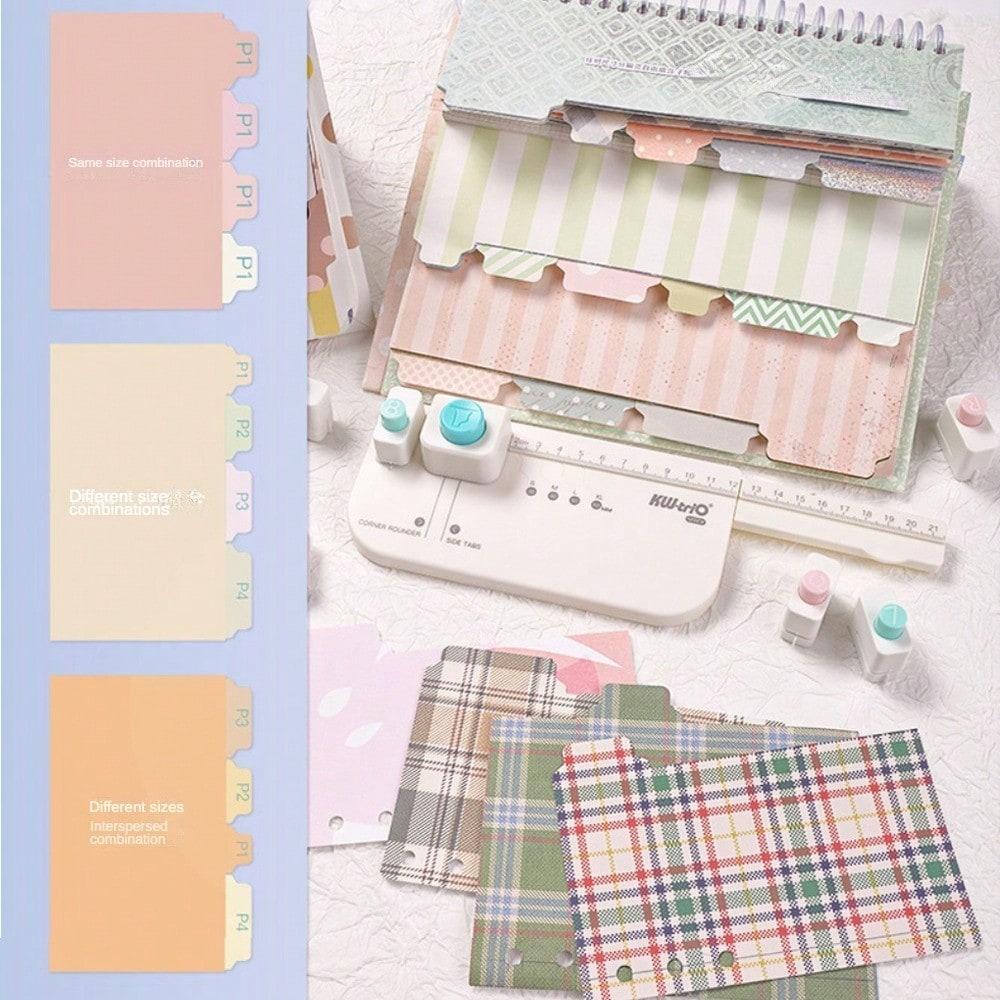 Divider Page Making Board for DIY Production of Manual Partition Pages Divider Page Making Tools Stationery