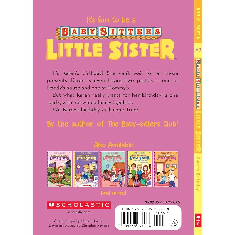 BabySitters Little Sister: Karen' Birthday Ann Martin and Christine Almeda