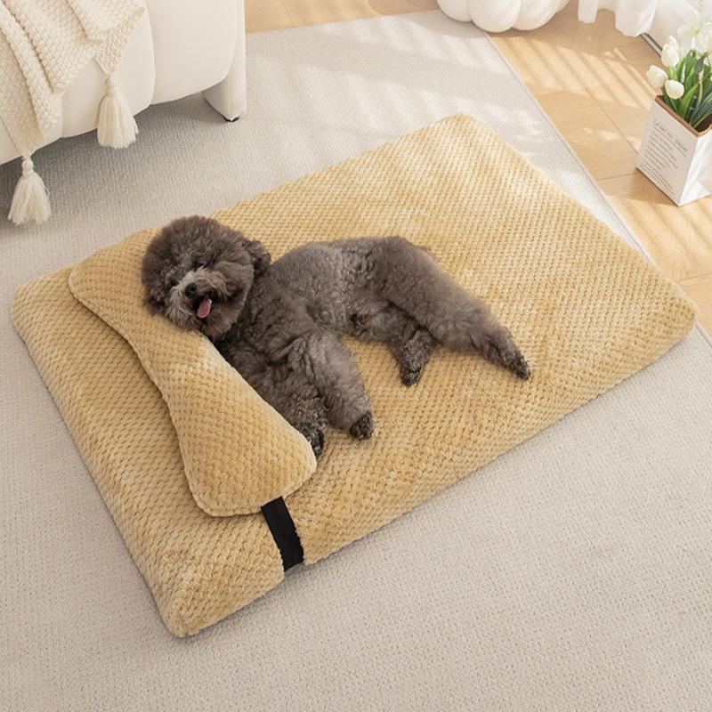 Letto invernale caldo per cani, tappetino super morbido per cani di piccola e media taglia, tappetino per dormire rimovibile per animali domestici, accessori per cani