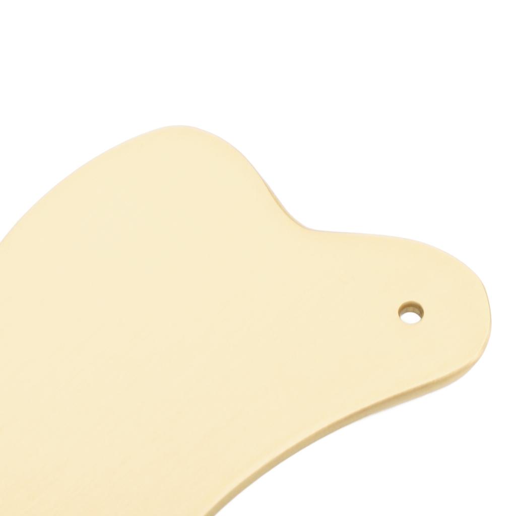 Gua Sha Facial Tool Copper Facial Scraping Massage Tool Promote Circulation Face Guasha Board Portable Face Scraping Plate for Face Lifing