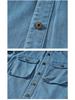 Men's Slim-Fit Denim Shirt Jacket - Trendy, Versatile, Japanese-Inspired Casual Wear