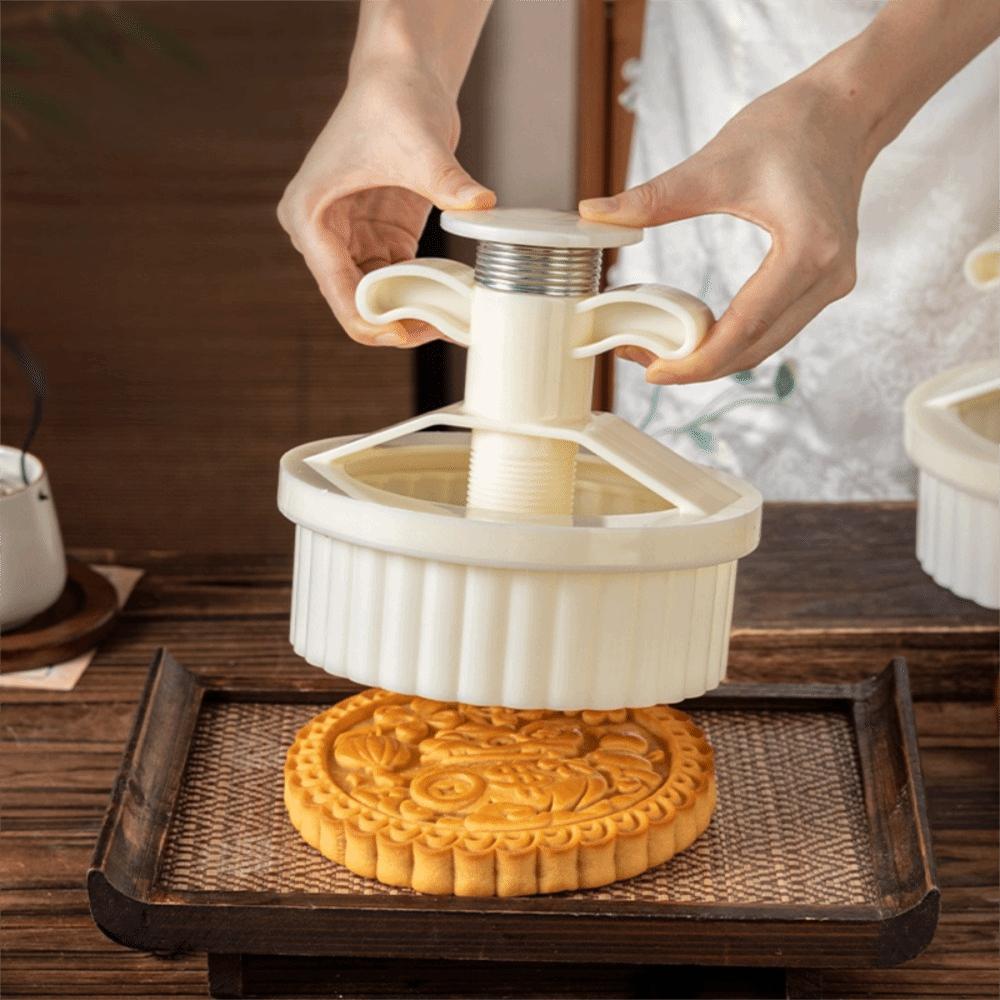 Hand Press Mid-Autumn Festival Moon Cake Mold Pastry Mold Kitchen
