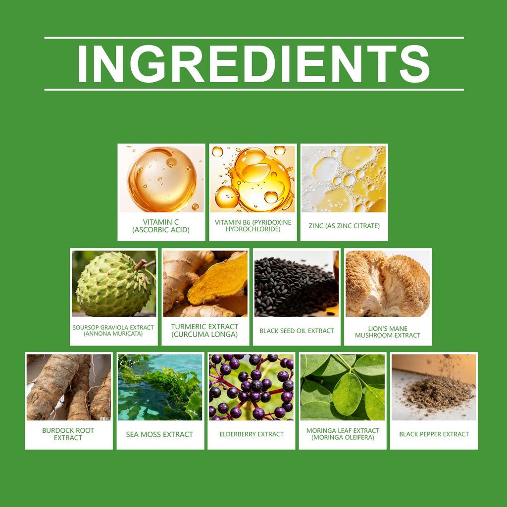DOCTEAT 12-in-1 Soursop & Bitter Gourd Dietary Supplement Drops for Daily Body Care