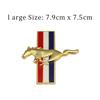 1pc Car Side Emblem Badge Stickers Trunk Decal for Ford Mustang GT 350 370 500 Shelby Cobra Mondeo Focus 2 3 F-150 Fiesta Kuga