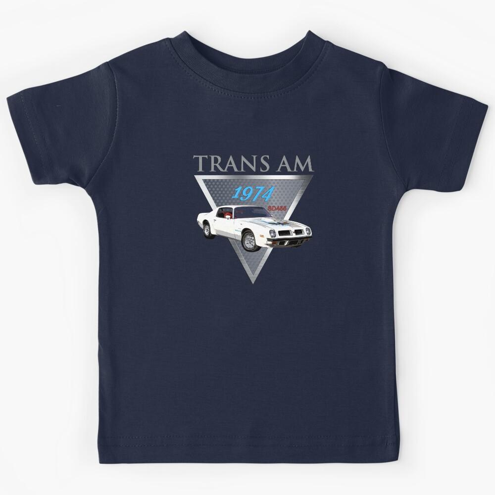 VINTAGE 1974 TRANS AM 455-SD, CLASSIC AMERICAN MUSCLE CARS Kids T-Shirt 140