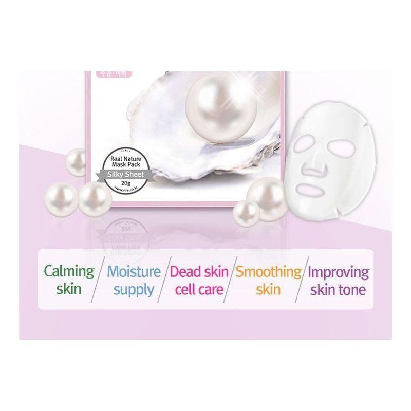 RIRE Real Nature Mask Pack (Pearl) Set