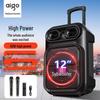 Aigo S56 12-inch Portable Bluetooth Karaoke Trolley Speaker