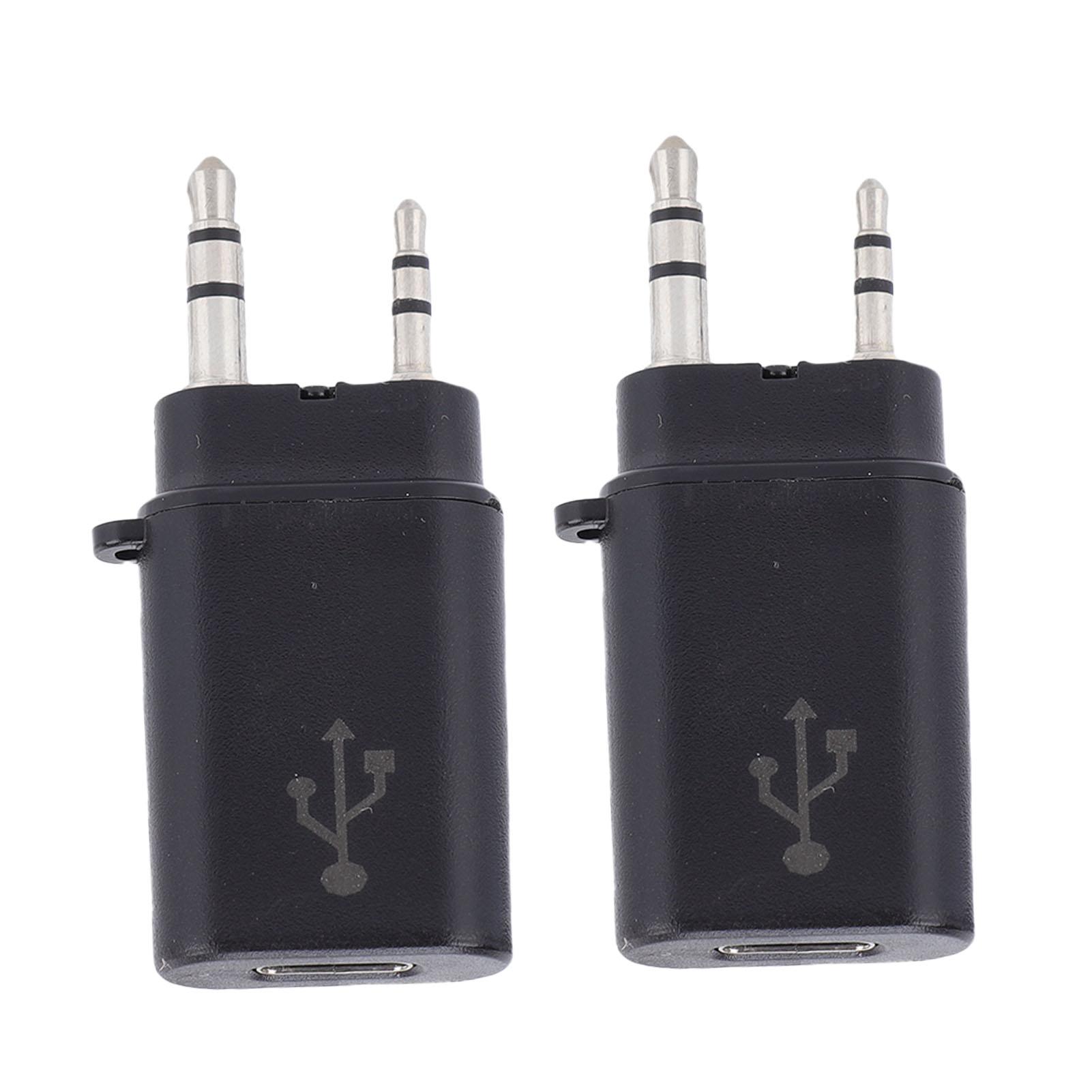 

2 шт. Бездротовий адаптер для програмування радіостанцій USB C 2-контактний 2-сторонній Сумісний з ноутбуками Настільними комп ютерами