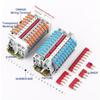 10Pcs CMK420 Din Rail Terminal Block 450V 32A Electrical Cable Connector  for Industrial Signalling