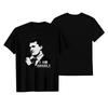 Unisex Round Neck Casual Printed Short-sleeved T-shirt Top