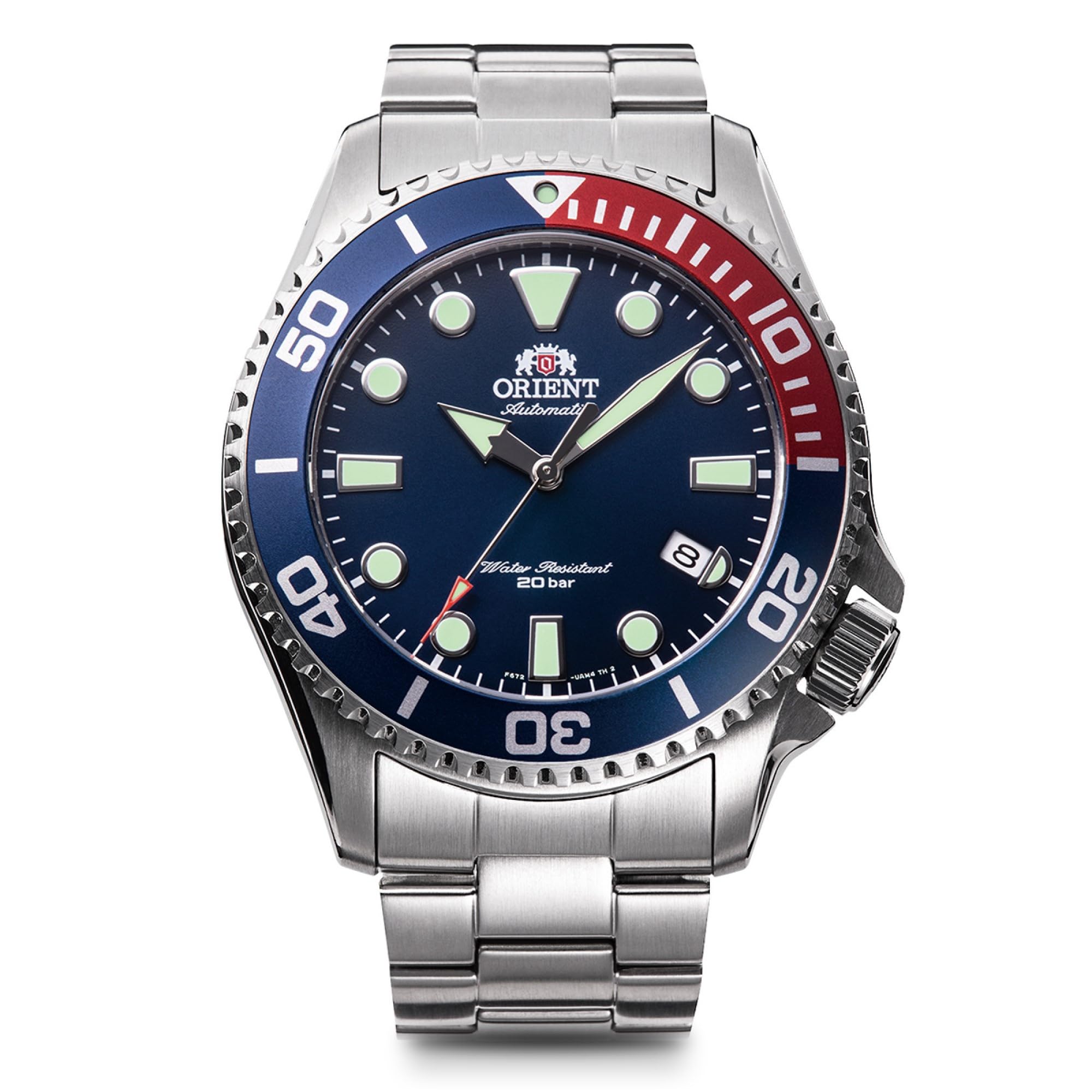 

[ORIENT] ORIENT Mako Automatic Watch Mechanical Automatic Diver s Watch RN-AC0K03L Men s Navy