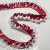 20 Yards Double Layer Organza Satin Pleated Ruffle Ribbon 4cm Width Lace Trim Edge DIY Clothes Hat Lolita Bag Decor Accessories