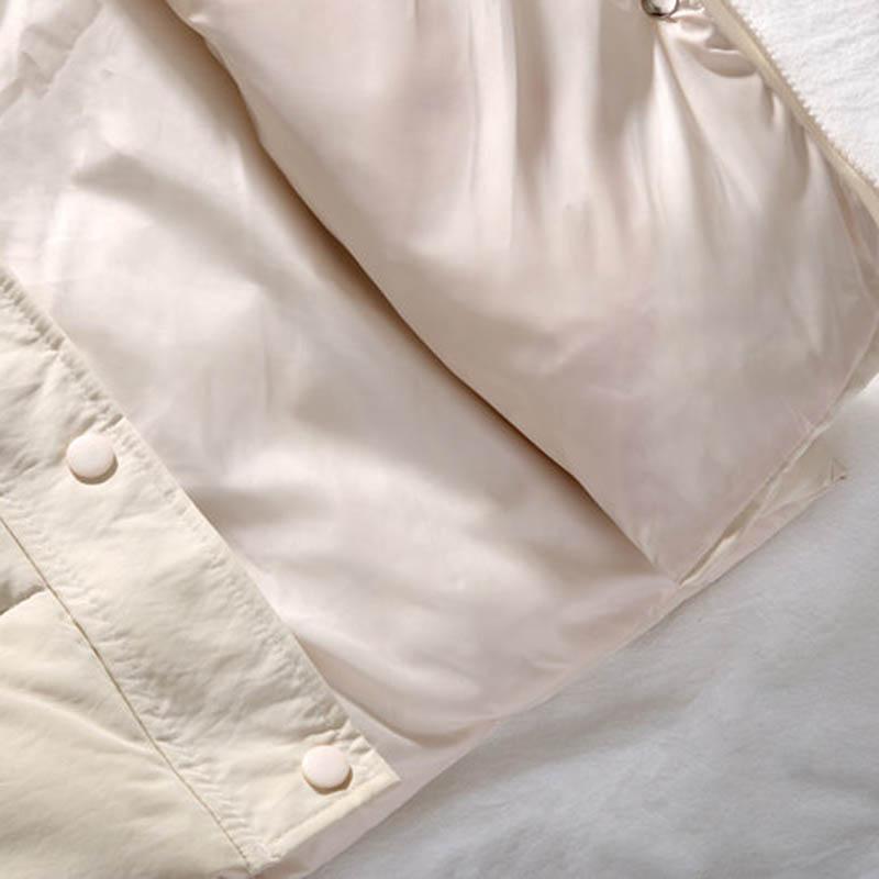 Autumn and Winter Down Coat Vest Women's Outer Wear Short Wild Waistcoat Waistcoat Lightweight  Coat Jacket Tide