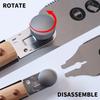 1 st Japanse Handzaag 3-Rige Tanden Trekzaag SK5 Staal Verzonken Zaag met Antislip Handvat Vervangbaar Blad voor Houtbewerkingsgereedschap