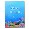 Ocean Theme Dimensional Card with Marine Life Decoration for Special Occasion Handmade Papercraft Greeting Car