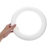 3Pcs Solid Circular Rings White DIY Craft Accessory Painting Supplies Creative Home Decorative Foam Rings