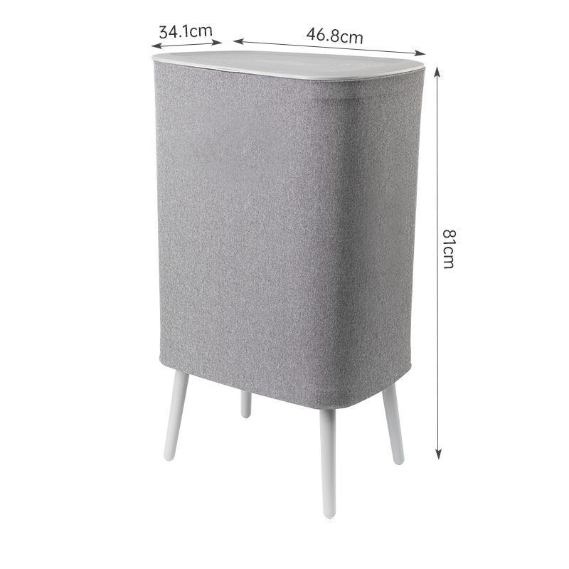 2026 Collapsible Dirty Clothes Basket Hamper Separation Basket with Lid & Removable Laundry Bag
