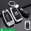 High-End Key Case for 21 Hyundai Models: Fits 2020 Elantra, Reina, ix35 – Unisex Car Key Shell with Buckle