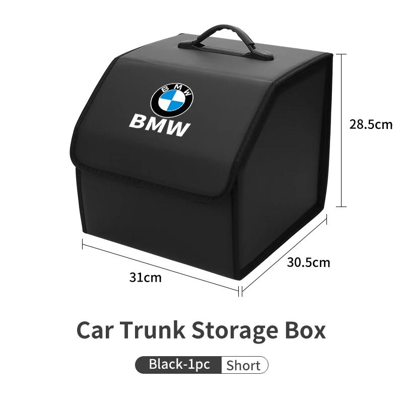 

2025 Hot Car Trunk Organizer Box For BMW X1 X2 X3 X4 X5 E46 E90 E70 E60 F10 F30 F15 F25 G20 G30 G60 Folding PU Auto Boot Storage