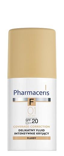 Pharmaceris Fluide Correcteur Perfecteur de Peau SPF 20 - Teinte Ivoire 01, 30 ml
