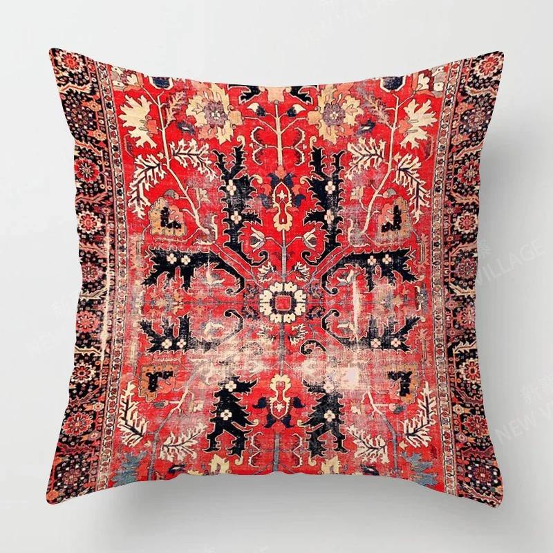 Jesienny wystrój domu jesienna poszewka na poduszkę dekoracyjną do salonu sofa boho 45x45cm 45*45 50*50 60x60cm 40*40 35x35cm Maroko