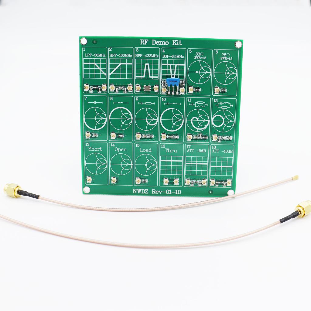 HF-Test Platine, 18 Funktions Module HF-Demo-Kit Nanovna HF-Test Modul Vektor-Netzwerk Analysator Platine Filter-/Dämpfung Modul