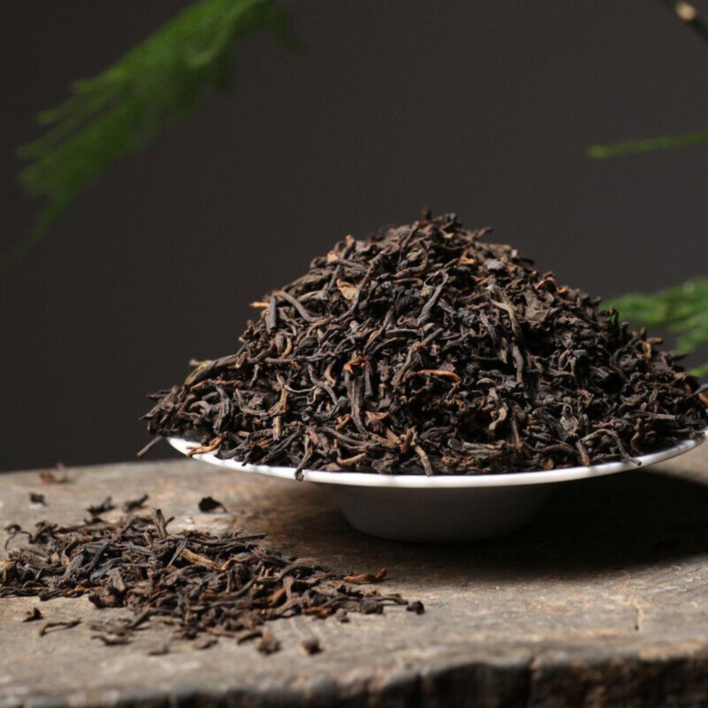 

Чай пуэр рассыпной выдержанный чай Мэнхай Древнее дерево Премиальный Дворцовый класс 500г Menghai Premium