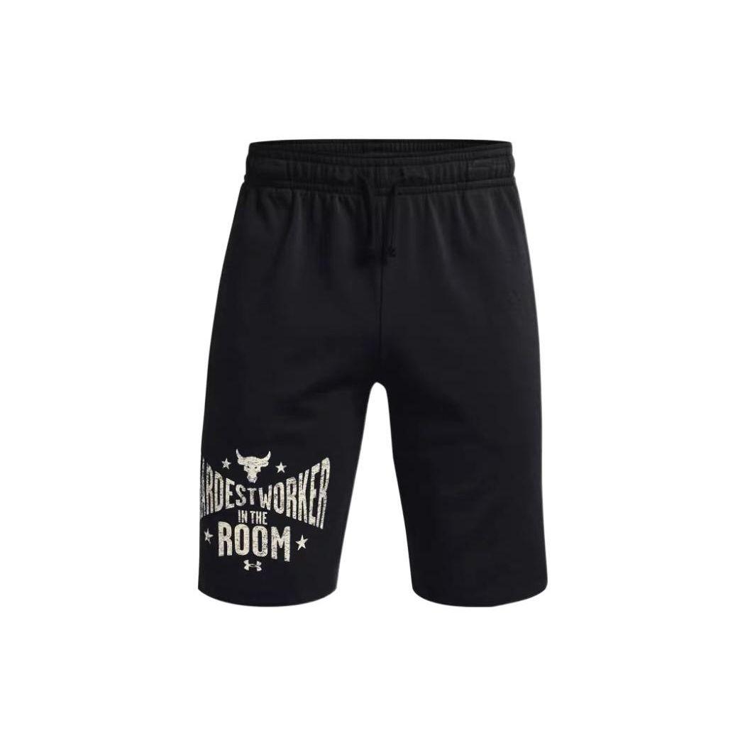 

Under Armour Project Rock Men s Training Shorts Black 1370459-001 M