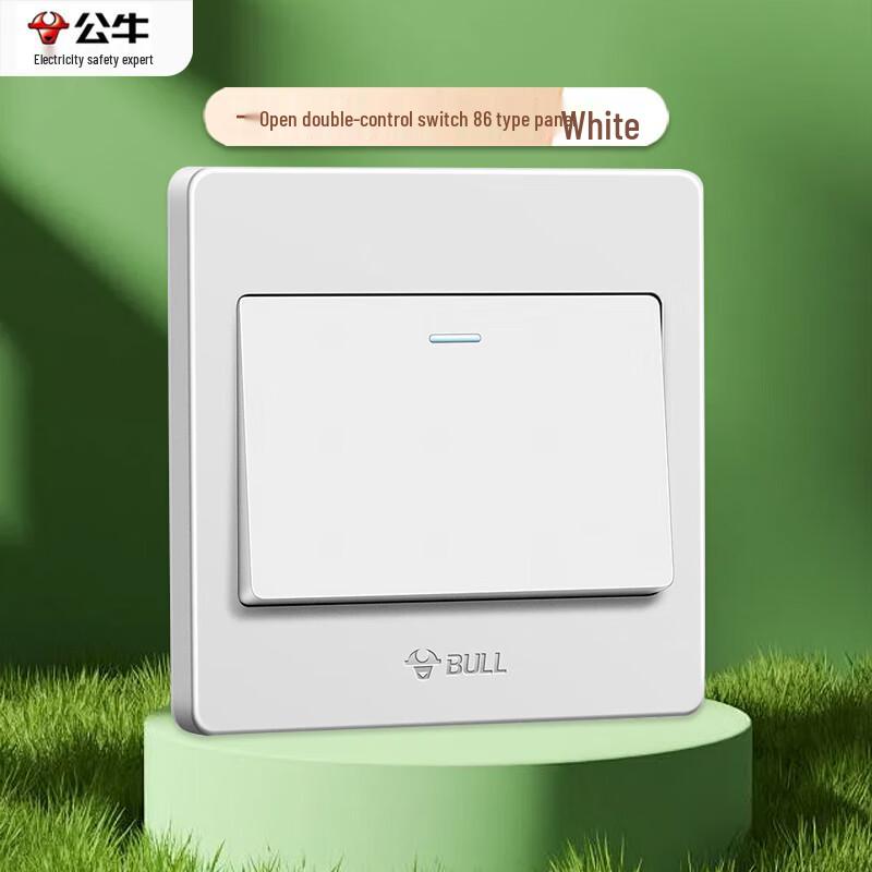 Bull 86-Type 1-Gang 2-Way Flush Mount Wall Switch