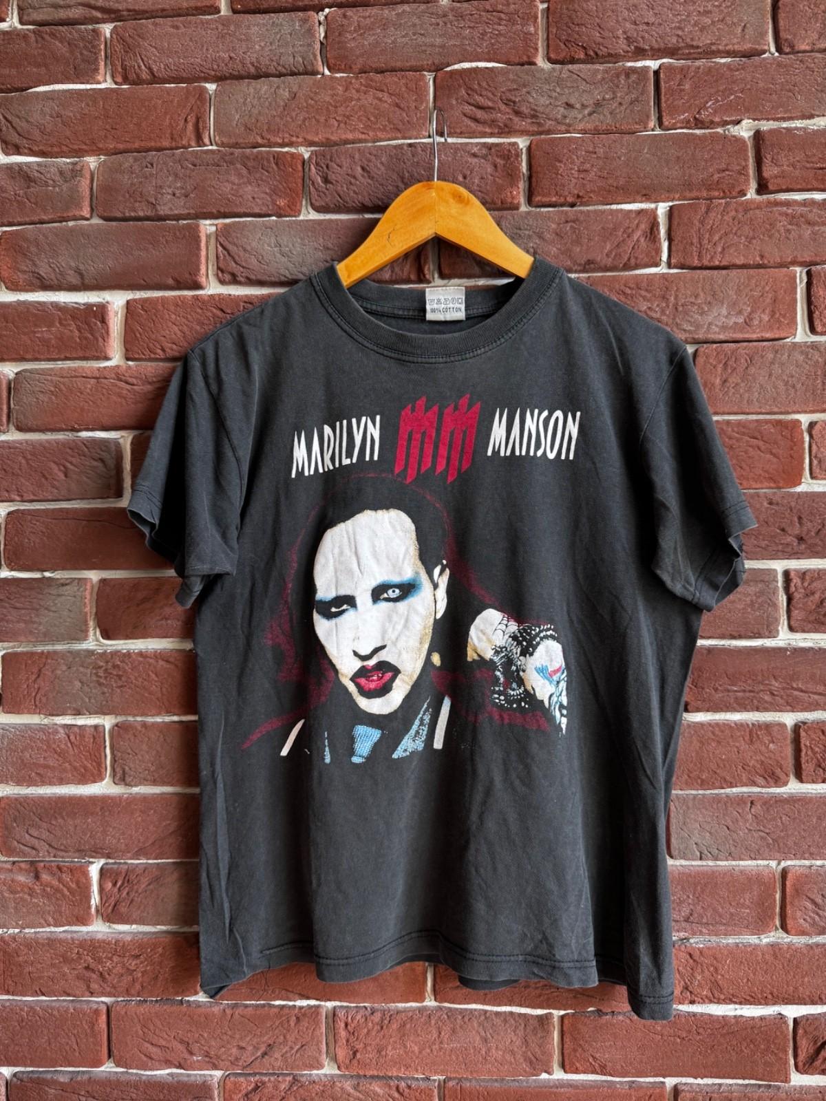 Marilyn Manson Vintage 00s Band Tee Rock Rare Unisex T-Shirt XXL