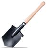 6B Multi-functional Entrenching Tool: Manganese Steel Large Combat Shovel with Wooden Handle, Vehicle-Mounted, Portable for Fishing and Outdoor Use.