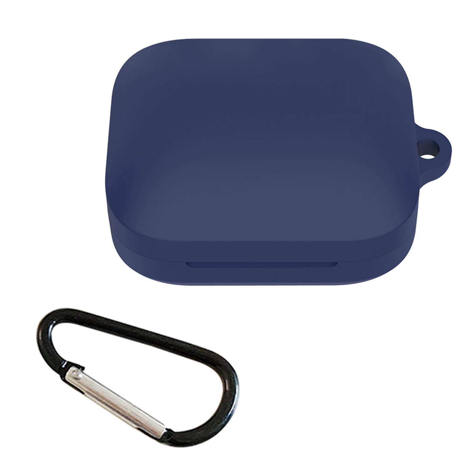 Skin-friendly Anti-scratch Housing for Oneplus Buds Pro 2 Earset Non-slip Sleeve 1 темно-синий