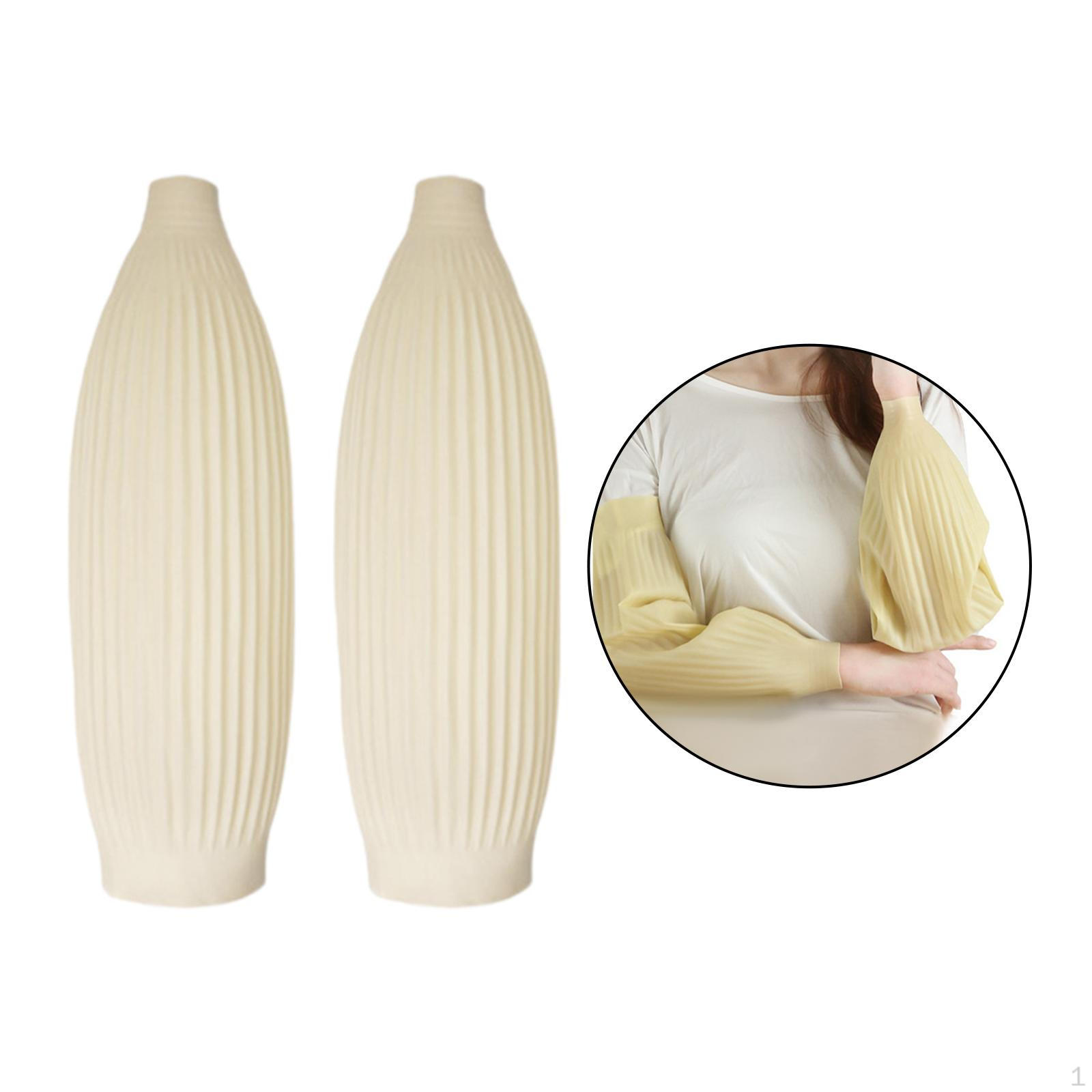 

Латексные рукава, защитные нарукавники, кухонный рукав для чистки рыбалки white 40cm