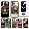 Nature Outdoor Camping Phone Case For iPhone17,16,15,14,13,12,11 Plus,Pro Max Magnetic For Magsafe Wireless Charging