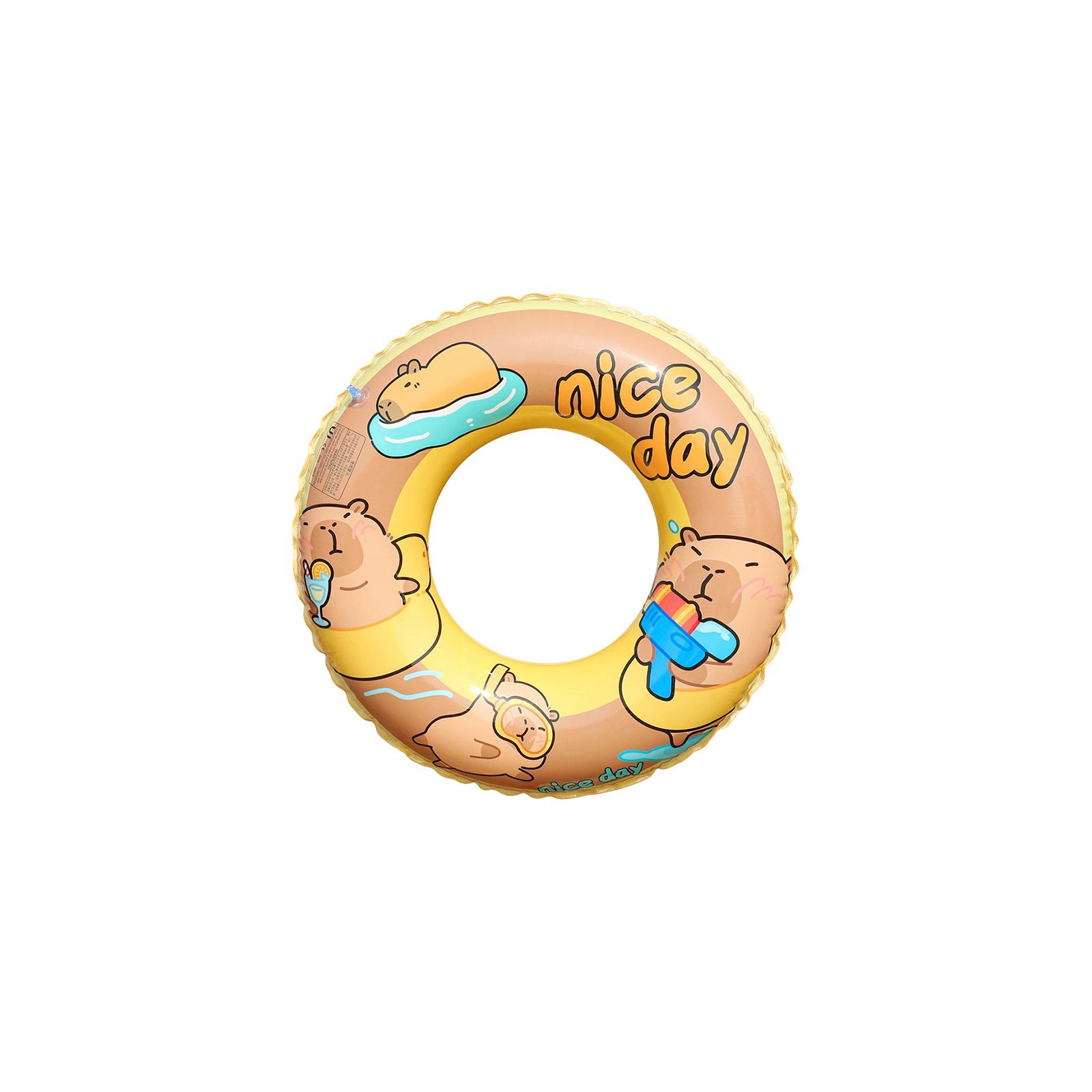 

Inflatable Water Floats, Cartoon , Pool Float With Secure Grip, Soft Vinyl Swimming Ring, Fun With Playful Design, Outdoor Play For Kids Summer One Size