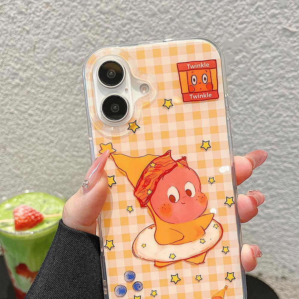 IMD Phone Case for iPhone 11 13 16 Pro Max Case iPhone 13 14 15 Pro Max 12 13 Pro Max 13 Pro 14 Pro Cartoon Cute Flower Animal Shock Wear-resistant