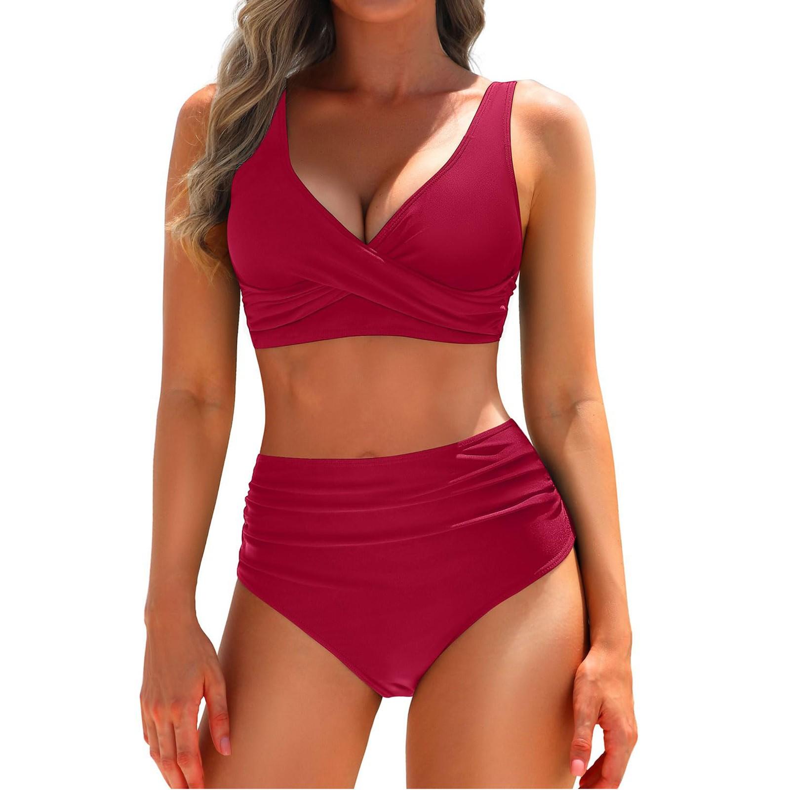 

Женские сплошные купальники Sense Bikini с подкладкой для груди No Steel Bra Swimwear XXL винный