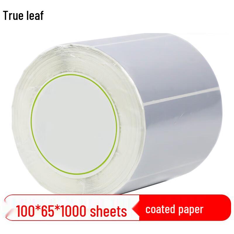 Zhenye 100x65mm Coated Label Printing Paper, 10 Rolls