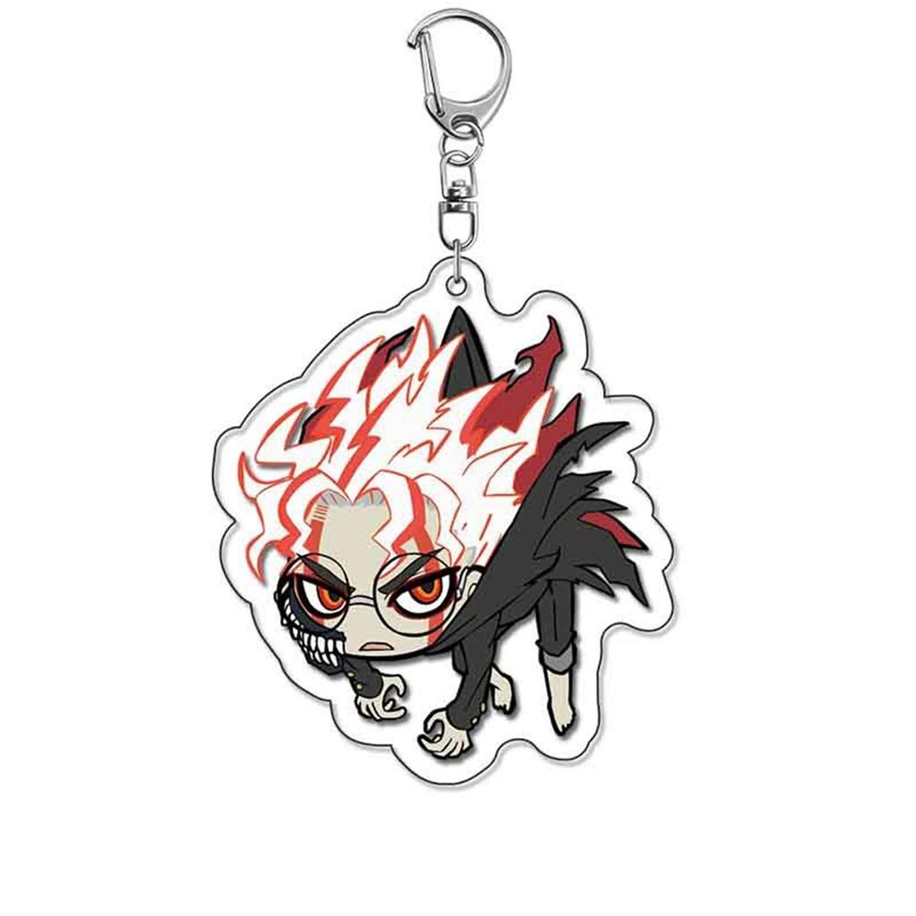 Cartoon Anime Movie Transparent Acrylic Keychain Pendant, Exquisite Gift Hanging Accessories For Backpacks