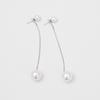 Elegant Pearl Tassel Earrings: Korean Chic Dangles with High-End Style for Women